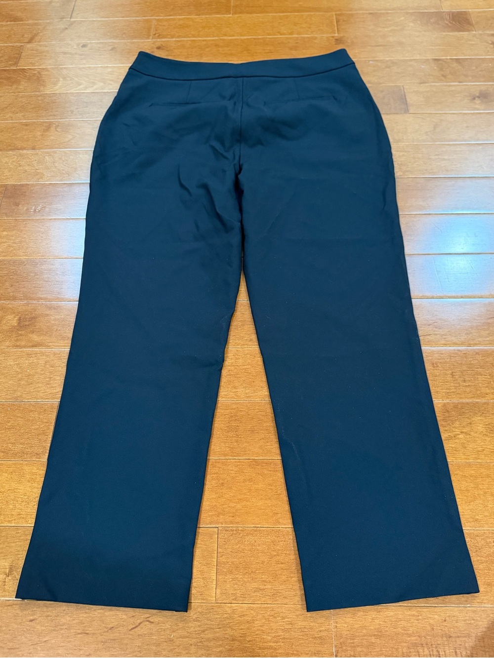 NWT Quince Black Nylon & Spandex Scuba Slim Ankle Pants Sz. 14 - Picture 4 of 8